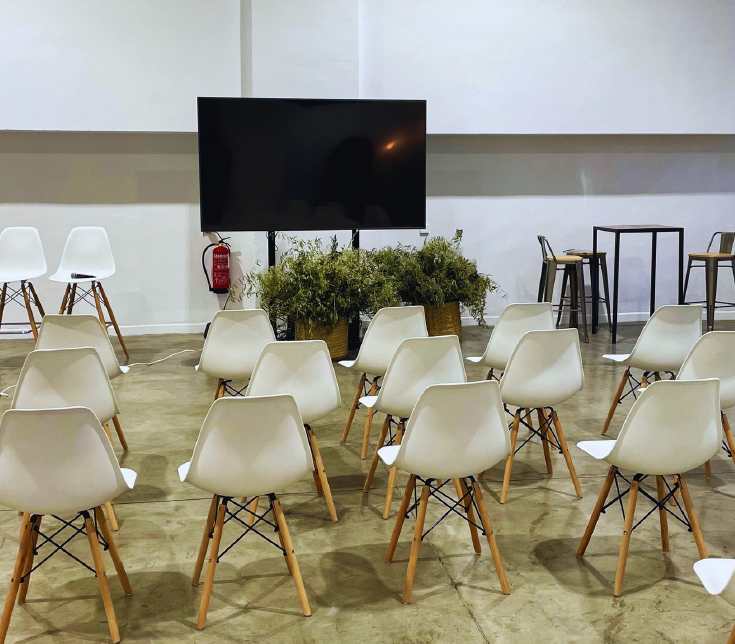 la pecera estudio creativo Espacio diáfano